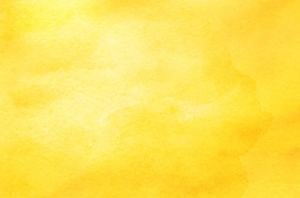 istock Abstract watercolor yellow background texture 2229036630