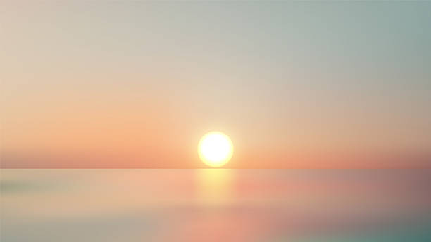 istock sunset over calm ocean with soft pastel sky and shimmering light reflection minimalist seascape perfect for nature backgrounds coastal travel scenery peaceful atmosphere photography 2229037616