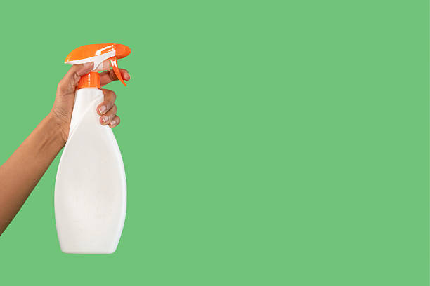Spray Bottle Isolated, Blue Sprayer, Spray Gun, Plastic Pulverizer, Spray Bottle on White Background
