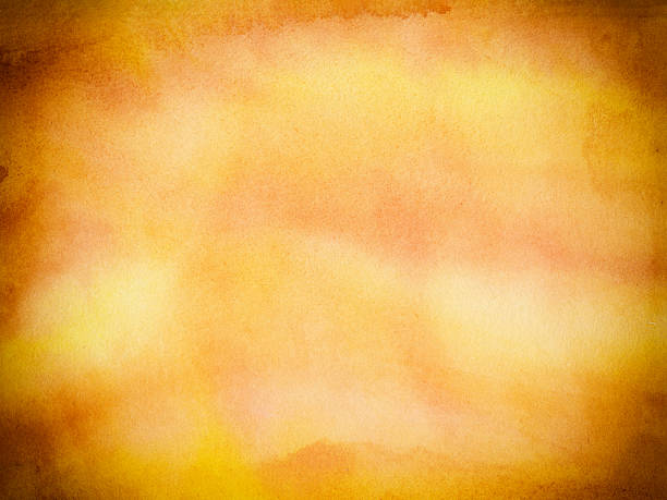 istock Warm watercolor abstract background in orange and yellow tones. Soft texture perfect for autumn themes, seasonal designs 2229045478