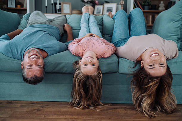 istock Happy family at home. 2229068661