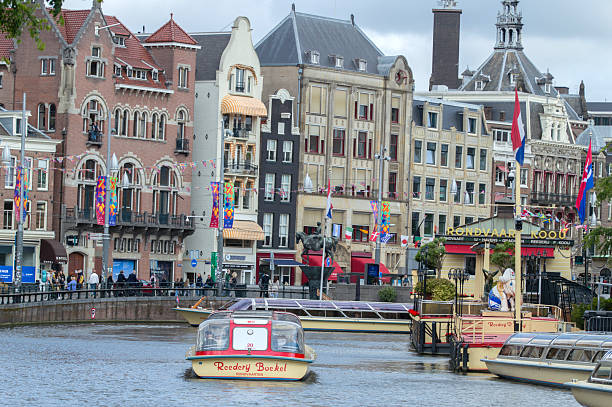 August 3, 2024: Amsterdam, Netherlands, Participants at Canal  Queer and Pride Parade in Amsterdam. Event was supported by LGBT organizations, banks, government institutions, political parties, ministries and companies