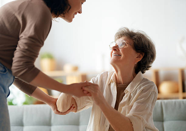 istock Happy patient and caregiver 2229075287