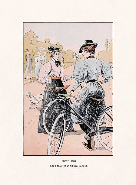 istock Antique Parisian Fashion Illustration. Circa 1898 2229079086