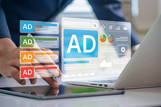 istock online advertising campaigns interface management. businessman analyzing digital advertising dashboard on tablet and laptop, data strategy for content marketing, targeting, and performance 2229080839