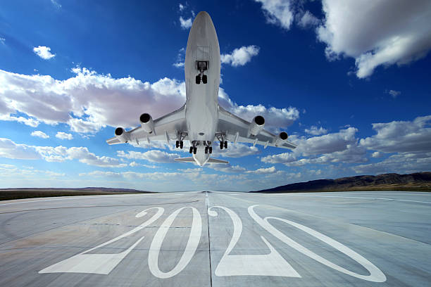 Jet Airliner Launching into 2026 Sky