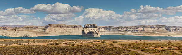 istock Lone Rock Rising Above Lake Powell 2229083623