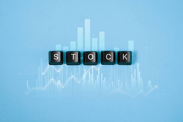istock Stock Market Analysis with Keyboard Letters and Data Chart 2229083759