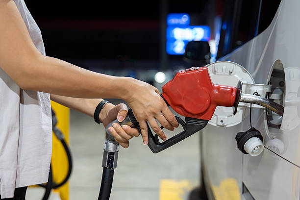 istock Refueling a car at a gas station 2229088941