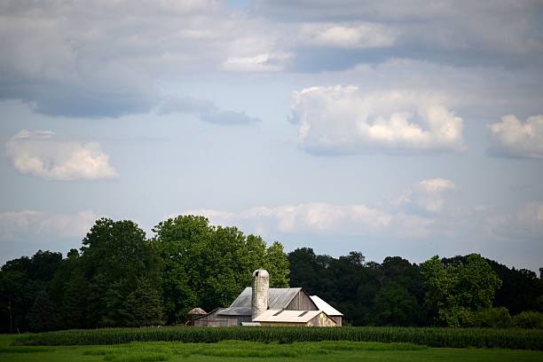 Amish Farmland near Strasburg in Lancaster County, Pennsylvania