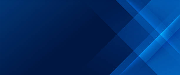 stockillustraties, clipart, cartoons en iconen met modern colorful geometric banner abstract background in blue gradient colors design. for landing page, book covers, brochures, flyers, magazines, any brandings, banners, headers, presentations, and more - blauwe achtergrond