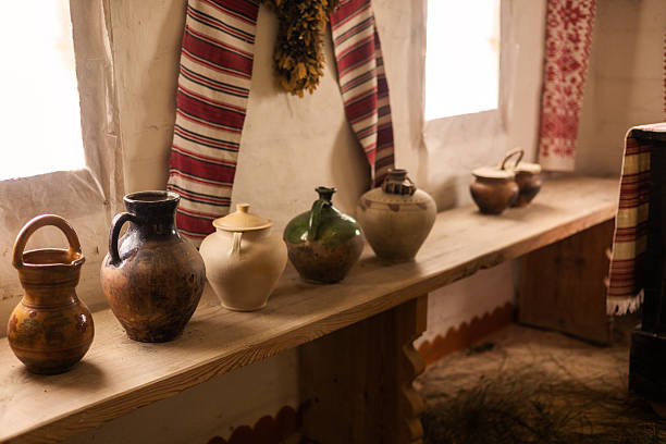 istock vintage clay jugs in ukrainian house 2229094573