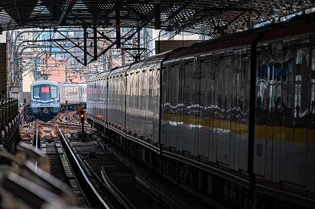 istock Urban rail transit trains and platforms 2229098304