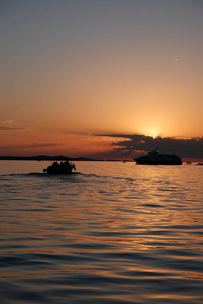 istock Dramatic Sunset Over the Adriatic Sea in Zadar, Croatia 2229110402