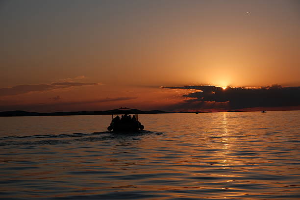 istock Dramatic Sunset Over the Adriatic Sea in Zadar, Croatia 2229110450
