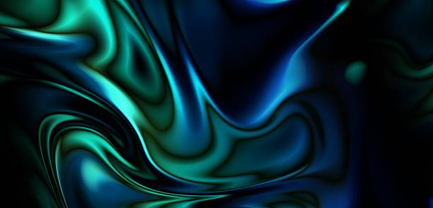 istock Energy Green Flow Background Wide Backdrop 2229114805