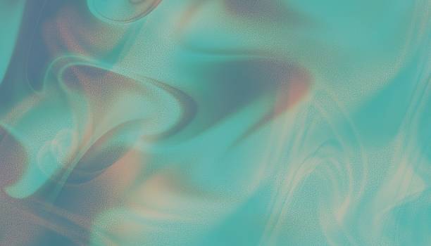 istock 4K Digital grainy gradient with a colorful soft noise effect. A unique blend of vintage vibes and lo-fi VHS Glitch Texture. Smooth pale pastel teal and peach colors 2229114946