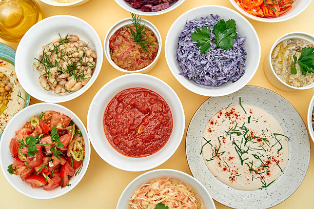 istock A Colorful Array of Delicious Dishes Showcasing Fresh Ingredients and Varied Textures for a Vibrant Culinary Experience 2229126815