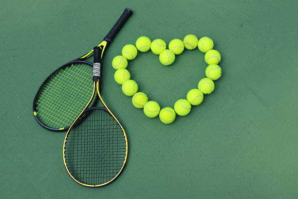 istock Heart-shaped tennis balls 2229128494