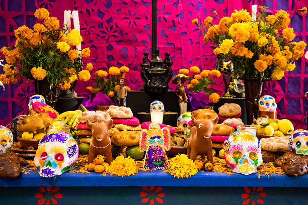 istock Colorful Day of the Dead Ofrenda 2229129739