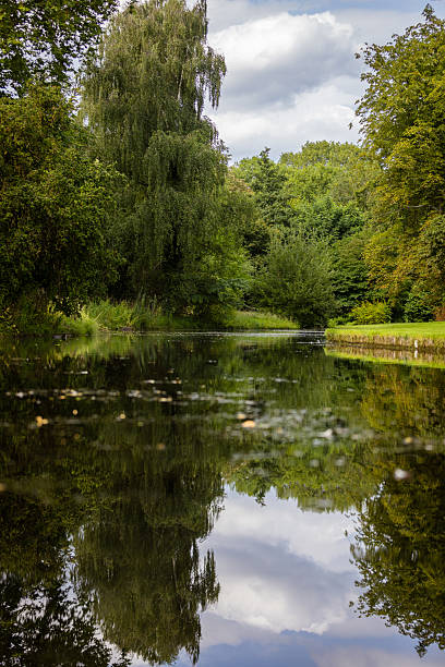 istock Natural parkland view with lake. 2229135690