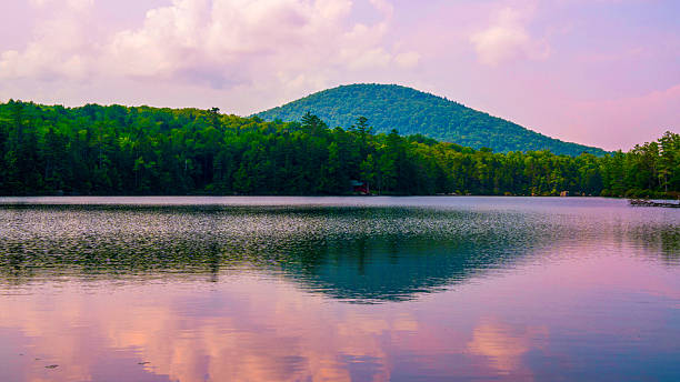 istock Tranquil Vermont summer landscape over Kettle Pond in Groton State Forest 2229148677