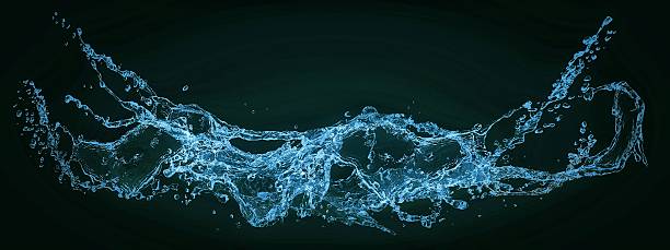 istock 3d illustration of abstract blue water splash 2229180672