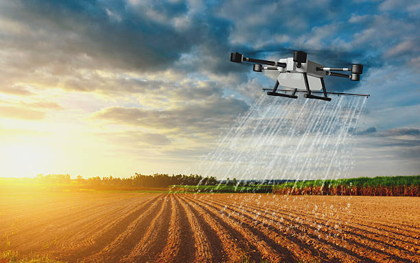 istock Drone technology and modern agriculture. Increasing productivity for the future. 2229190361