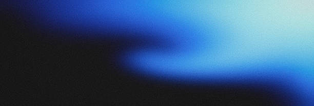 istock Grainy Blue Gradient Background Retro Futuristic Texture Web Banner Poster Design 2229196497