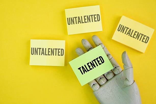 istock Two words Untalented and Talented. Talented