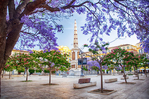 Plaza de la Merced in Malaga, Spain