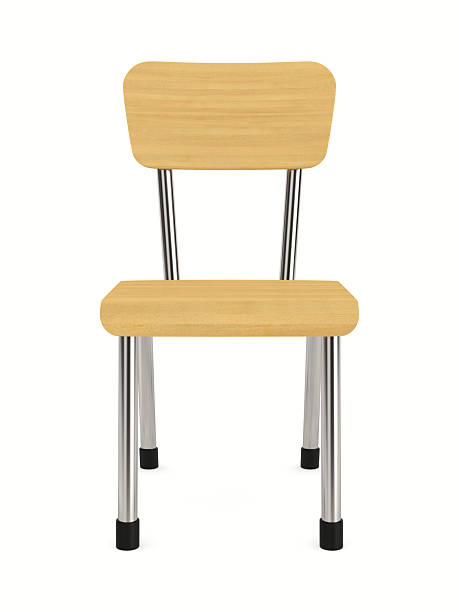 istock School chair on white background. Isolated 3D illustration 2229197841