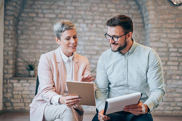 istock Business people in the office. 2229203996