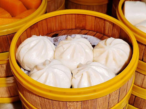Steamed Salted Egg Yolk Custard Bun