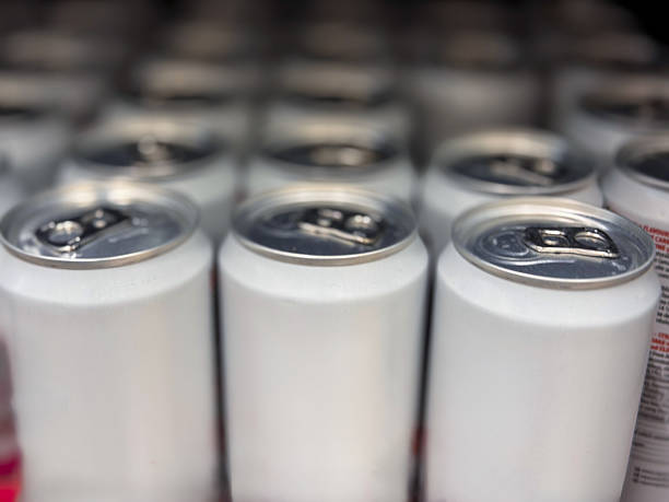 istock Rows of White Soda Cans 2229206954