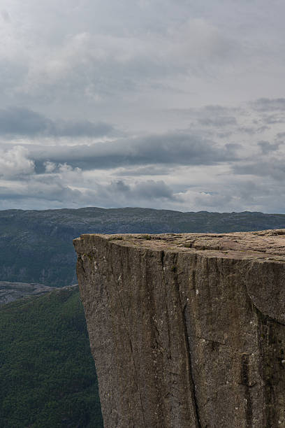 istock Preikestolen Cliff Overlooking Forests and Rugged Terrain in Norway 2229210929