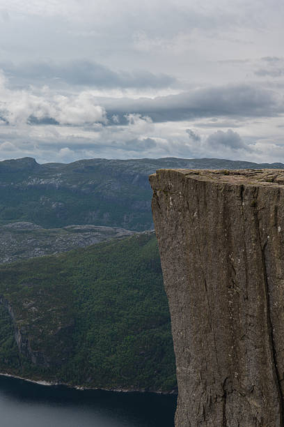 istock Preikestolen Cliff Overlooking Lysefjord in Norway on an Overcast Day 2229210934