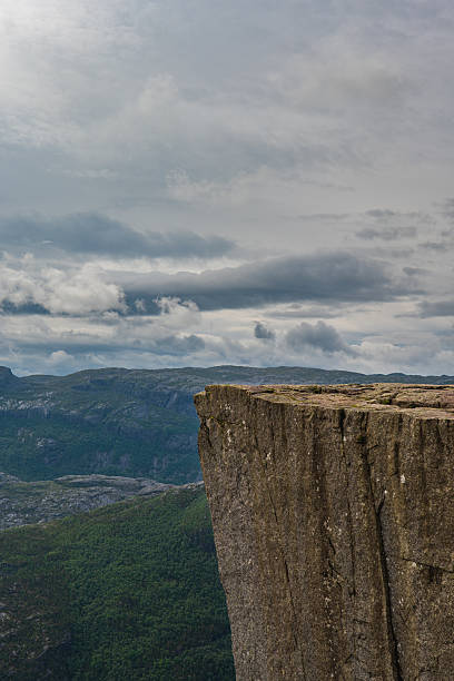 istock Preikestolen Cliff Overlooking Lysefjord in Norway with Cloudy Sky 2229210952
