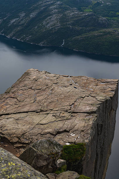 istock Preikestolen Cliff Overlooking Lysefjord with Waterfall in Norway 2229211092