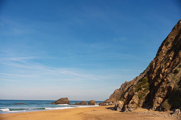 istock Praia da Adraga beach with cliffs near Cabo da Roca, Portugal 2229213384