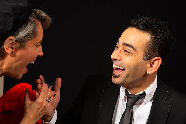 Smile, meeting and business people with a handshake