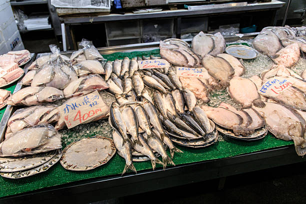 istock Fresh Fish Market Display in Japan 2229218192