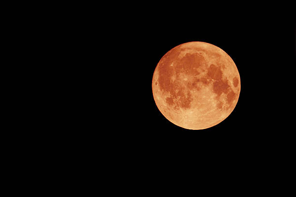 istock Full Sturgeon Supermoon. A perigean full Moon. August moon. Corn Moon. Harvest Moon. 2229222977