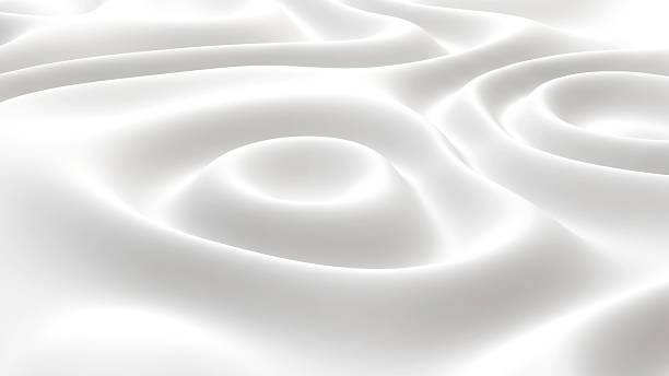 istock White striped pattern background, 3d wavy lines design, abstract minimal white gray background for business presentation. 2229223007