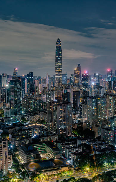 istock full night view of shenzhen 2229223412