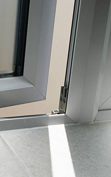 istock Partially open or closed double glazed window. Sunny summer day 2229223993