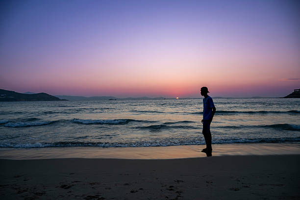 istock Sunset Silhouette on Naxos Beach 2229232538