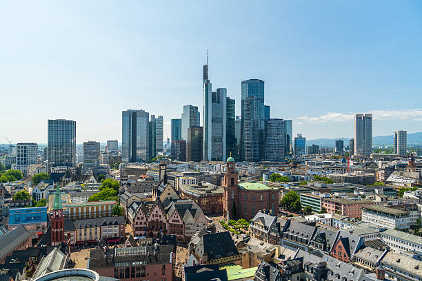 istock Frankfurt am Main Downtown City Skyline. Hesse, Germany 2229235145