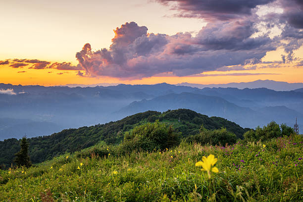 istock Beautiful sunset and cloudscape at Beijing Western hills 2229244946