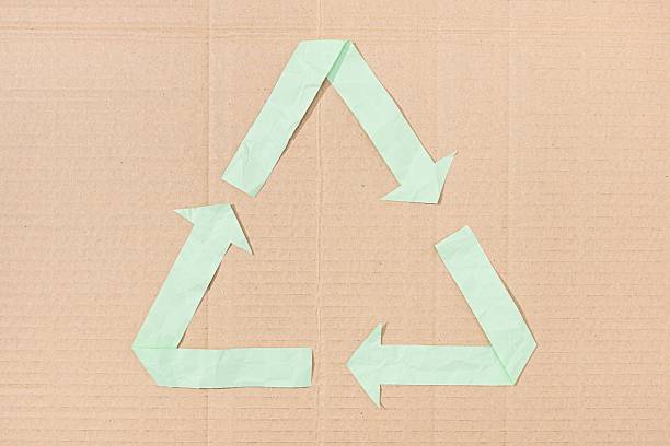 istock Recycle symbol made of paper cut. 2229246156